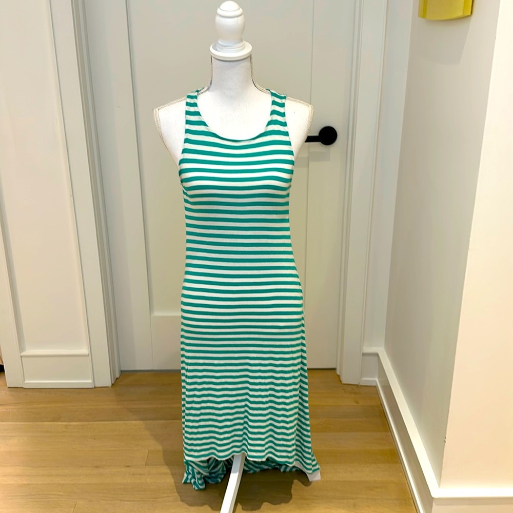 Ella Moss high-low stripes cotton dress